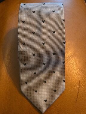 Disney Parks Mickey Mouse Men's Tie, Gray & Black Mouse/Houndstooth, 100% Silk